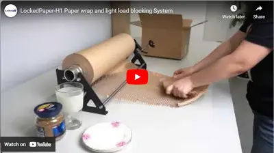 LockedPaper-H1 Papier verpackung und leichtes Last blockierung system