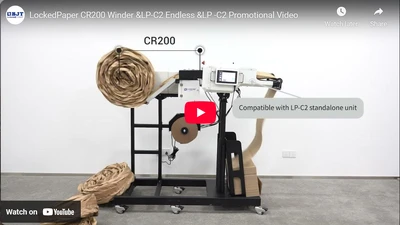 LockedPaper CR200 Wickelmaschine & LP-C2 Endlos & LP-C2 Werbevideo