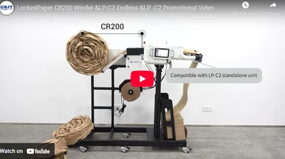 LockedPaper CR200 Wickelmaschine & LP-C2 Endlos & LP-C2 Werbevideo