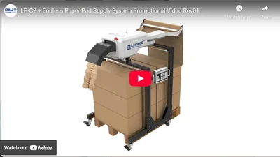 LP-C2 + Endlos-Papierblock-Zufuhrsystem – Werbevideo Rev01
