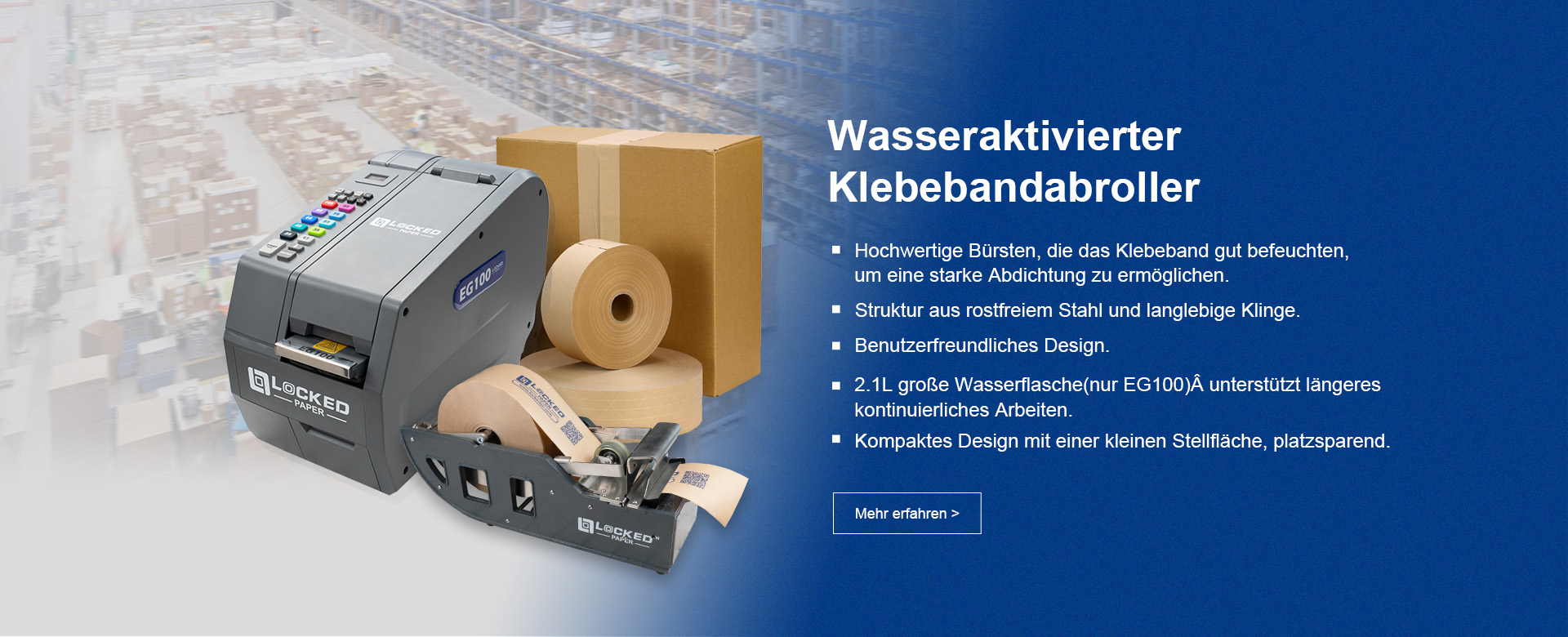 Wasser aktivierter Bandsp Deutsch