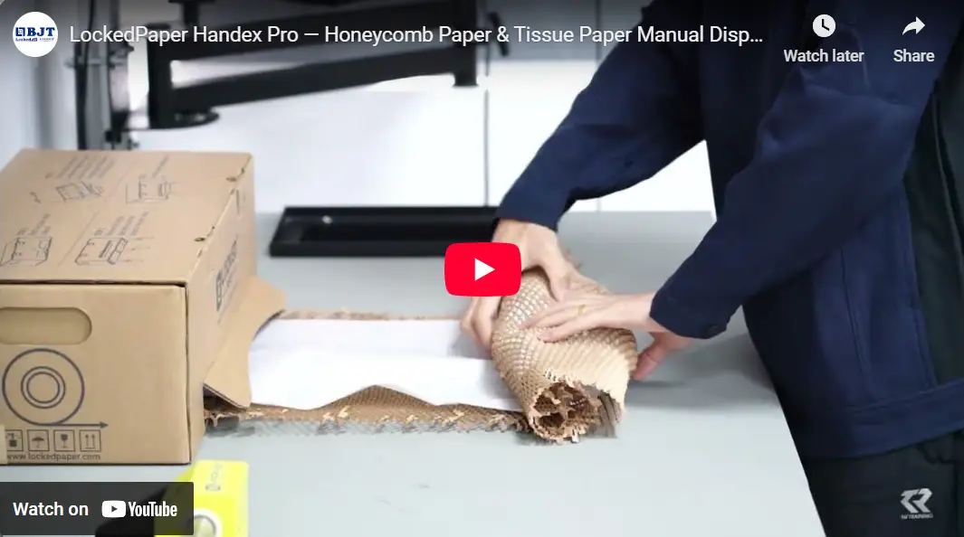 Handex/FlowFill/TubeFill Manueller Spender für Wickel-/Füllpapier